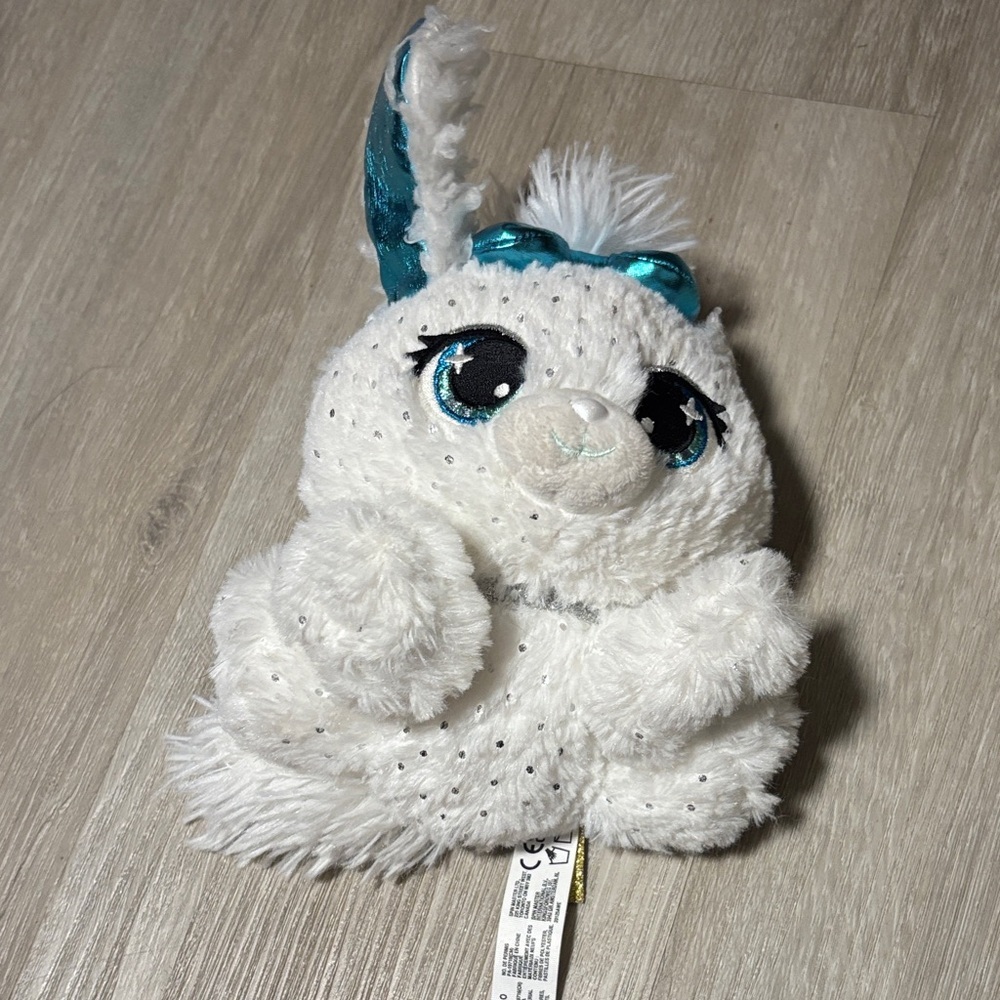 White and Blue Plush‎ Bunny Toy